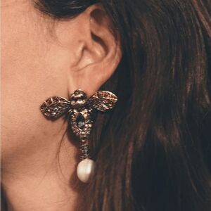 Statement drop earrings N541